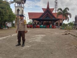Tanpa Gangguan, Pengamanan Misa Paskah di Tayan Hilir Berjalan Lancar