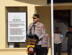 Pimpin Apel Pagi, Kapolres Ketapang Tekankan Awali Niat Bertugas Untuk Mengabdi Kepada Negara Dan Masyarakat