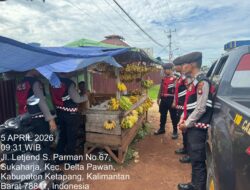 Pastikan Nihil Terkait Potensi Gangguan Kamtibmas, Satuan Samapta Polres Ketapang Gelar Patroli Di Pemukiman Warga