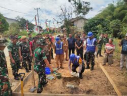 Peletakan Batu Pertama Pembangunan Jembatan Perintis Garuda 