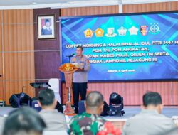 Perkuat Soliditas, POM TNI dan Propam Polri Gelar Coffee Morning & Halal Bihalal 1447 H