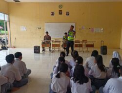 Tiga Sekolah Disasar, Polisi Perkuat Edukasi Lalu Lintas dan Karakter Pelajar di Belitang Hulu