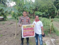 Polsek Menjalin Intensifkan Patroli dan Himbauan Karhutla di Wilayah Desa Menjalin