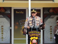 Polres Ketapang Gelar Upacara Hari Kesadaran Nasional, Berikan Penghargaan kepada Personel Berprestasi