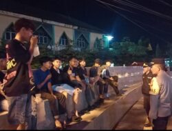 Pastikan Situasi Kamtibmas Malam Minggu Berlangsung Kondusif, Anggota Polres Ketapang Gelar Patroli Antisipasi Gangguan Kamtibmas Dan Balap Liar