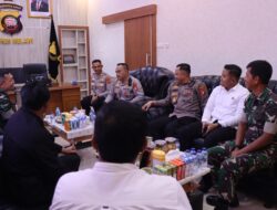 Kapolres Melawi Terima Kunjungan Dandim 1205/ Stg, AKBP Harris : Perkuat Sinergitas dan Soliditas TNI-Polri