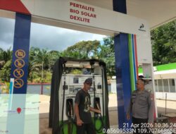 Polisi Patroli Siang, Sambangi SPBU untuk Pastikan Keamanan dan Pelayanan Prima