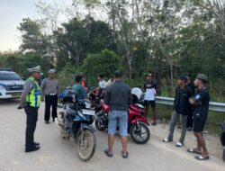 Satlantas Polres Melawi Amankan 50 Unit Kendaraan Bermotor Dengan Suara Bising