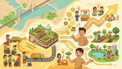 Masyarakat Kota Pontianak Apresiasi Proyek Sanitary Landfil TPA 