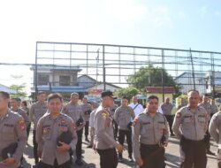 Wakapolres Ketapang Bersama Sipropam Laksanakan Gaktiplin, Cek Sikap Tampang Personel Saat Berdinas