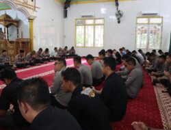 Personel Polres Melawi Laksanakan Pembinaan Rohani Melalui Pembacaan Surah Yasin