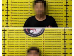 Gencar Berantas Peredaran Narkoba, Polres Ketapang Kembali Amankan Dua Pelaku di Kecamatan Air Upas