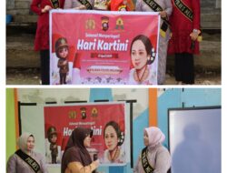 Polwan Polres Melawi Meriahkan Hari Kartini 2026, Edukasi Anti-Bullying Hingga Salurkan Bansos ke Warga