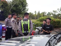 Sisir Komplek Pemda Sekadau, Polisi dan Satpol-PP Cegah Balap Liar