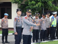 Apel Jam Pimpinan, Kabagops Polres Sekadau Apresiasi Personel Tanpa Pelanggaran