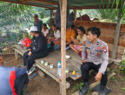 Polsek Menjalin Sosialisasikan Dampak El Nino kepada Warga Desa Menjalin
