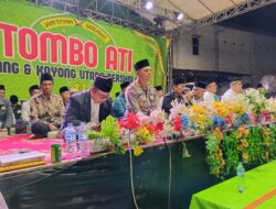 Mewakili Kapolres Ketapang, Kasat Binmas Hadiri Penutupan Rangkaian Safari Sholawat 41 Malam Majelis Sholawat Tombo Ati Kabupaten Ketapang