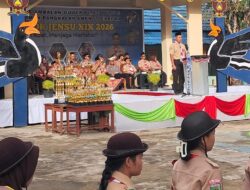 Kasat Lantas Polres Sekadau Hadiri Pembukaan Perkemahan HUT Jenderal Sudirman ke-19