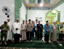 Polsek Delta Pawan Laksanakan Pengamanan Kegiatan Tabligh Akbar di Masjid Baiturrahman