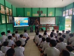 Tekan Risiko Kecelakaan Pelajar, Polisi Edukasi Empat Sekolah di Belitang Hilir
