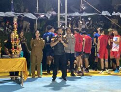 Final Kapolres Melawi Cup 2026 Berlangsung Meriah, PMG B Desa Gandis Keluar Sebagai Juara