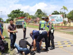 Satlantas Polres Melawi dan Dishub Pasang Speed Trap di Lima Titik Rawan, Pengendara Diminta Lebih Waspada