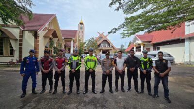 Polres Ketapang Laksanakan Pengamanan Ibadah Kenaikan Isa Al-Masih 2026 di Sejumlah Gereja