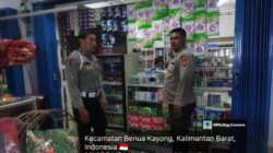 Dekat Dengan Warganya, Bhabinkamtibmas Polsek Benua Kayong Duduk Bersama Sampaikan Himbauan Kamtibmas