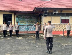 Saat Apel Pagi Waka Polres Melawi Tekankan Disiplin dan Tanggung Jawab Dalam Tugas