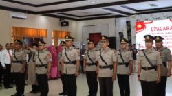 Kapolres Melawi Pimpin lansung Upacara Sertijab Sejumlah Pejabat Utama dan Kapolsek