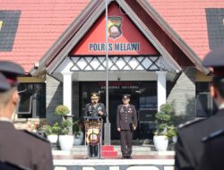 Kapolres Melawi Membacakan Amanat Menko Digital Republik Indonesia