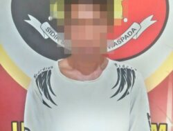 Usai Lakukan Begal, Seorang Pria Paruh Baya Diamankan Anggota Polsek Matan Hilir Utara
