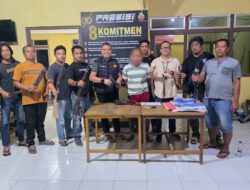 Ancam Warga Dengan Senjata Api Rakitan, Pria Di Kecamatan Manis Mata Di Ringkus Polisi