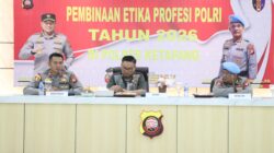 Mewakili Kapolres Ketapang, Wakapolres Sambut Kedatangan Bid Propam Polda Kalbar dan Kepala BNN Kubu Raya dalam Kegiatan Pembinaan Etika Profesi Polri T.A 2026
