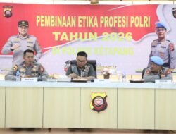 Mewakili Kapolres Ketapang, Wakapolres Sambut Kedatangan Bid Propam Polda Kalbar dan Kepala BNN Kubu Raya dalam Kegiatan Pembinaan Etika Profesi Polri T.A 2026