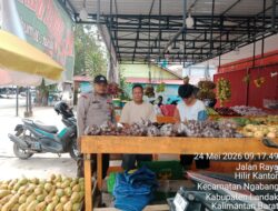Cegah Peredaran Uang Palsu, Polisi Sambangi Pedagang Buah di Ngabang