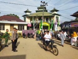 Kapolsek Menyuke Beserta Anggota Laksanakan Pengamanan Sholat Idul Adha 1447 Hijriah 