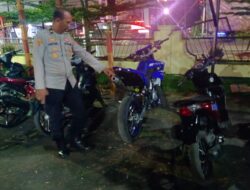 Tim UKL Polres Ketapang Tertibkan Knalpot Brong di Malam Minggu, 10 Kendaraan Bermotor Diamankan