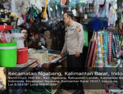 Patroli Siang, Polisi Sampaikan Himbauan Kamtibmas di Toko Kelontong