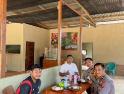 Ngopi Bareng Tokoh Pemuda, Polsek Marau Perkuat Kemitraan dan Dukung Pengembangan Usaha Masyarakat di Air Upas