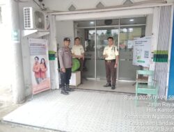 Patroli Humanis Polsek Ngabang, Satpam Pegadaian Diajak Bersinergi Cegah Kejahatan