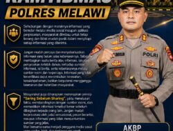 Polres Melawi Imbau Warga Bijak Bermedia Sosial: Saring Sebelum Sharing, Jangan Mudah Percaya Hoaks