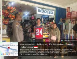 Polisi Menyapa Warga di Pertokoan, Ingatkan Bahaya Kejahatan Saat Beraktivitas