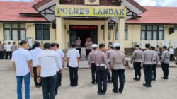 Polres Landak Laksanakan Kegiatan Alarm Steeling, Tingkatkan Kesiapsiagaan Personel dan Pengamanan Mako