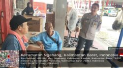 Patroli Humanis di Pasar Ngabang, Polisi Sapa Warga dan Perkuat Sinergi Jaga Kamtibmas