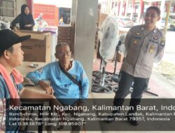 Patroli Humanis di Pasar Ngabang, Polisi Sapa Warga dan Perkuat Sinergi Jaga Kamtibmas