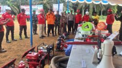 Kapolsek Nanga Tayap Hadiri Apel Siaga Karhutla dan Penandatanganan MoU Kerja Sama Pencegahan Kebakaran Hutan dan Lahan