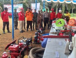 Kapolsek Nanga Tayap Hadiri Apel Siaga Karhutla dan Penandatanganan MoU Kerja Sama Pencegahan Kebakaran Hutan dan Lahan