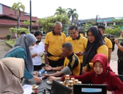 Dalam Rangka Hari Bhayangkara Ke-80, Polres Ketapang Bersama Bank Mandiri Taspen Gelar Senam Bersama dan Pemeriksaan Kesehatan Gratis