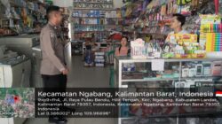 Waspada Pencurian! Polisi Berikan Himbauan Penting kepada Pemilik Toko ATK di Ngabang